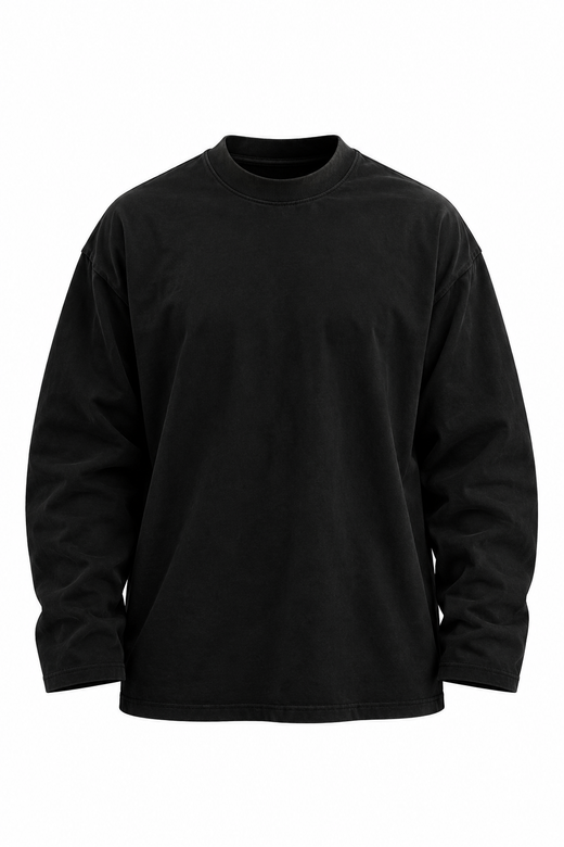 Longsleeve Black Simple