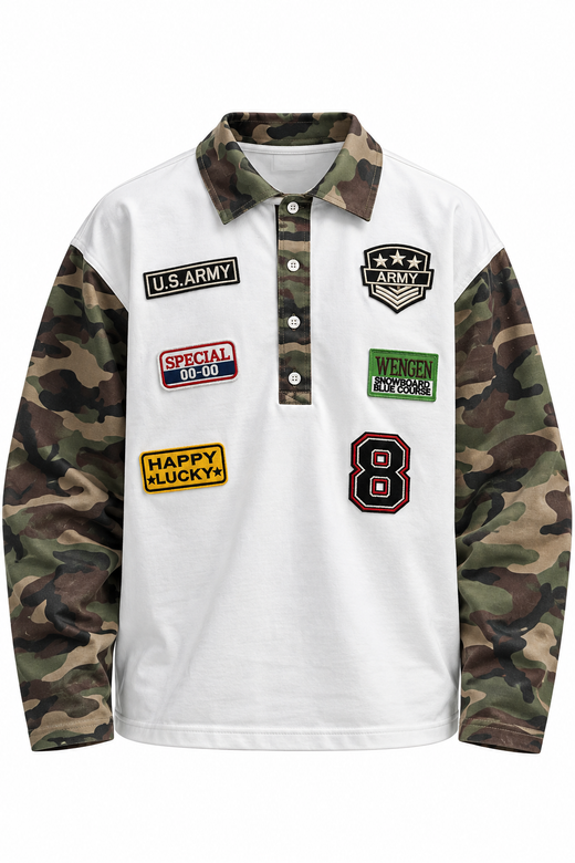Longlsleeve Military Patch
