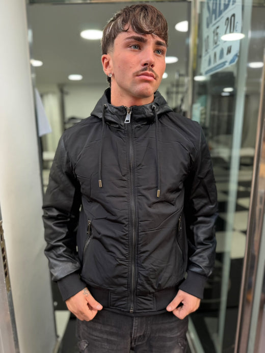 Jacket Hooded Black