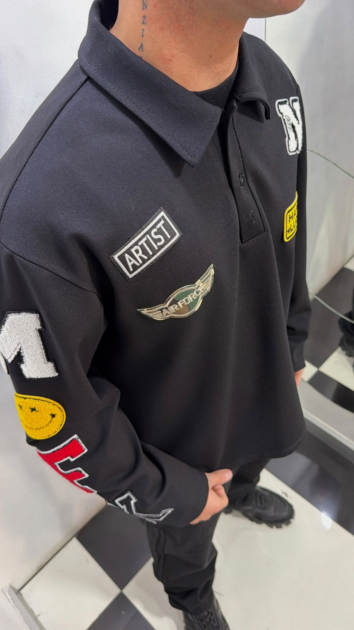 Longlsleeve American Patch