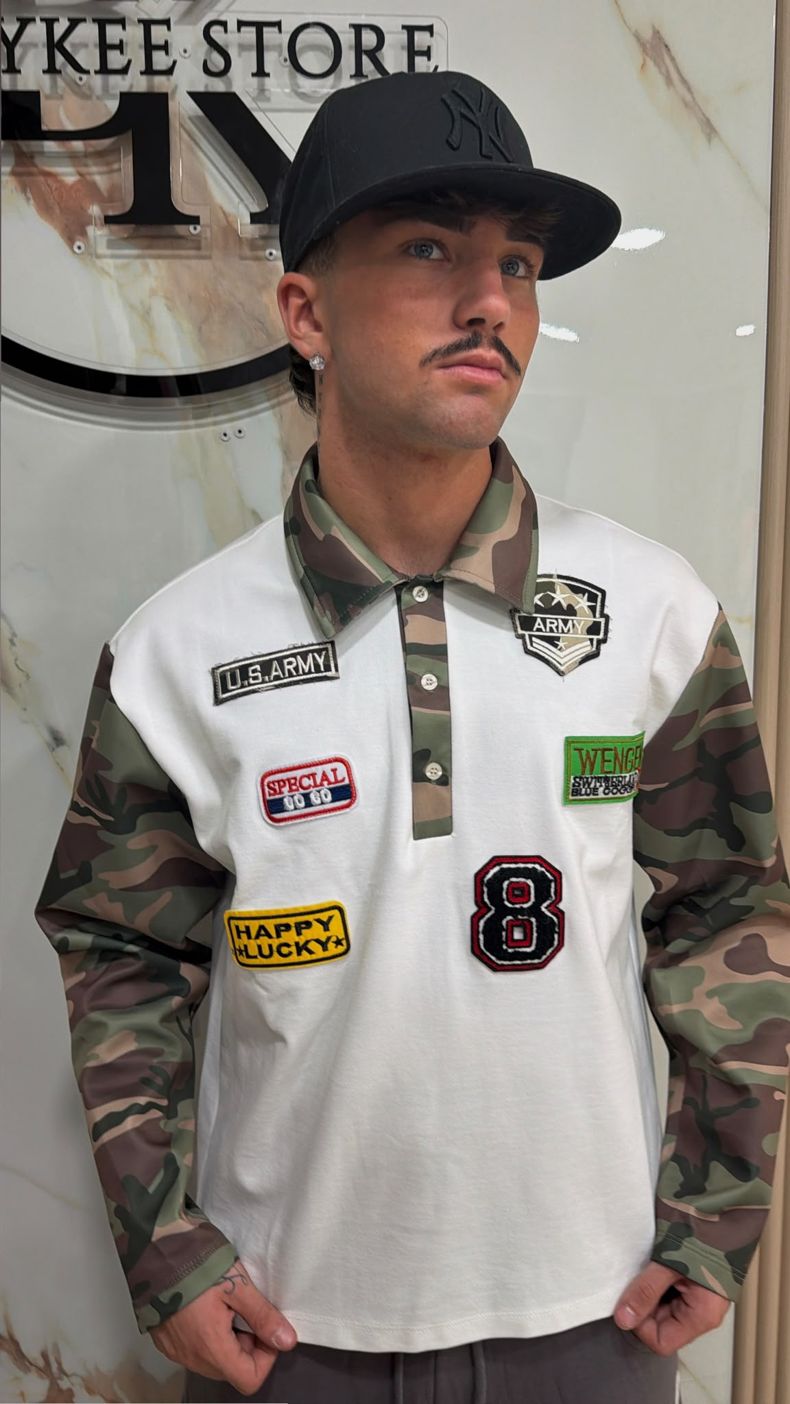 Longlsleeve Military Patch