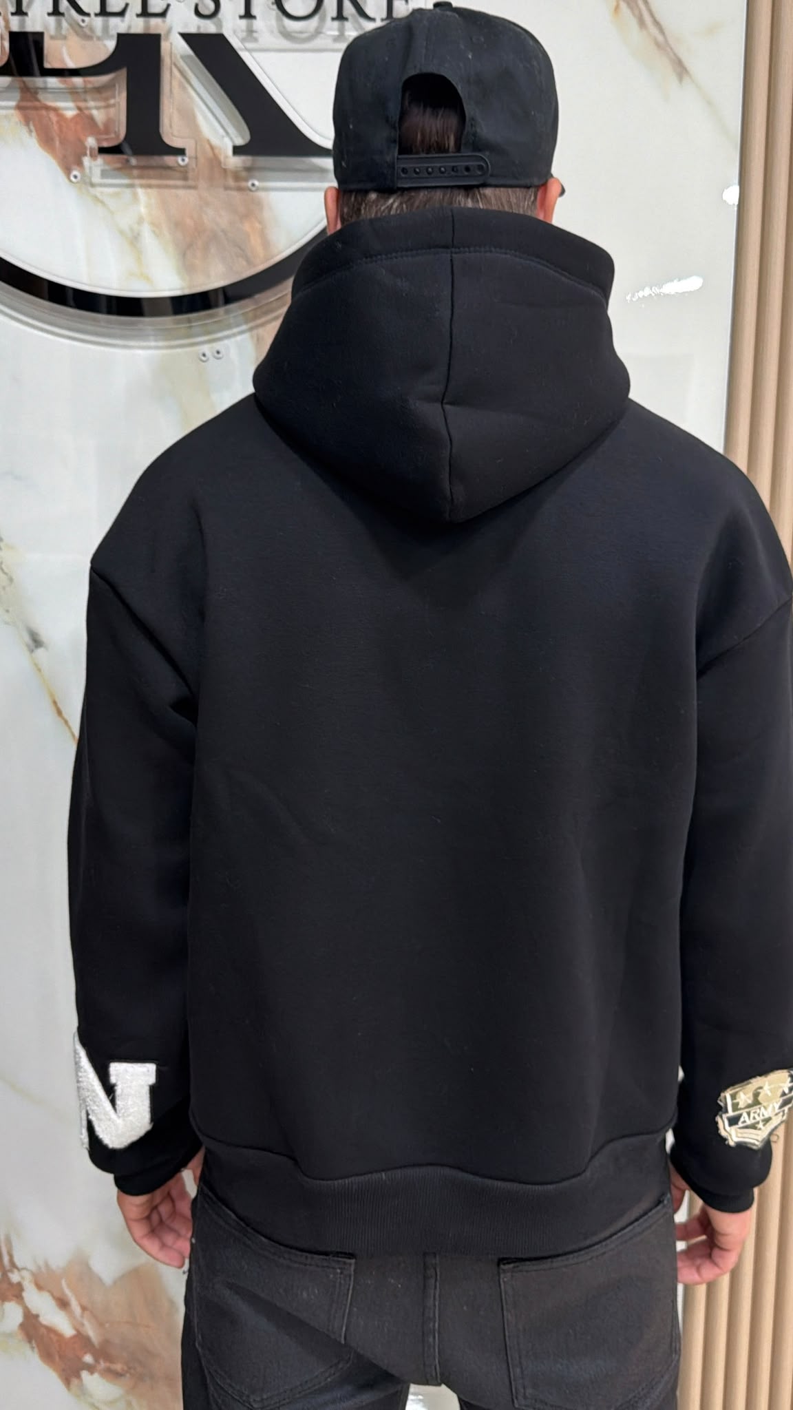 Felpa Zip patch