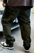 Jeans Baggy Spalmato