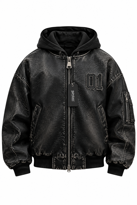 Jacket Hooded Black