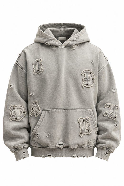 Felpa Patch Gray