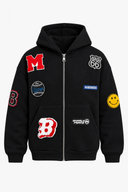 Felpa Zip patch