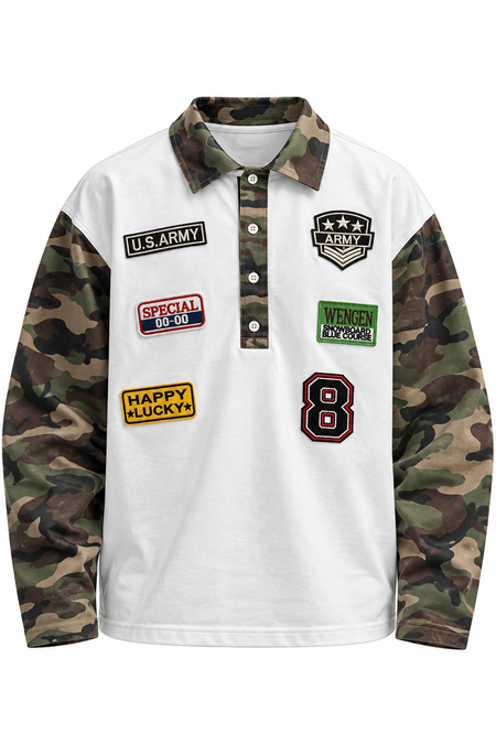 Longlsleeve Military Patch
