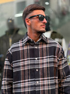 Camicia a Quadri Oversize
