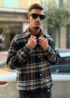 Camicia a Quadri Oversize