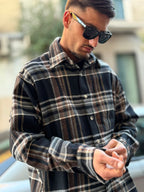 Camicia a Quadri Oversize