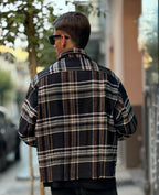 Camicia a Quadri Oversize