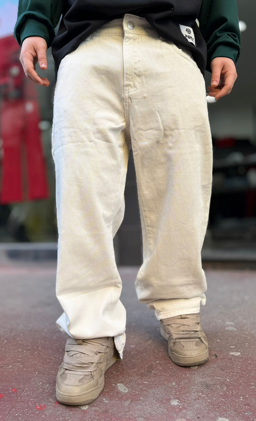 Jeans Baggy White