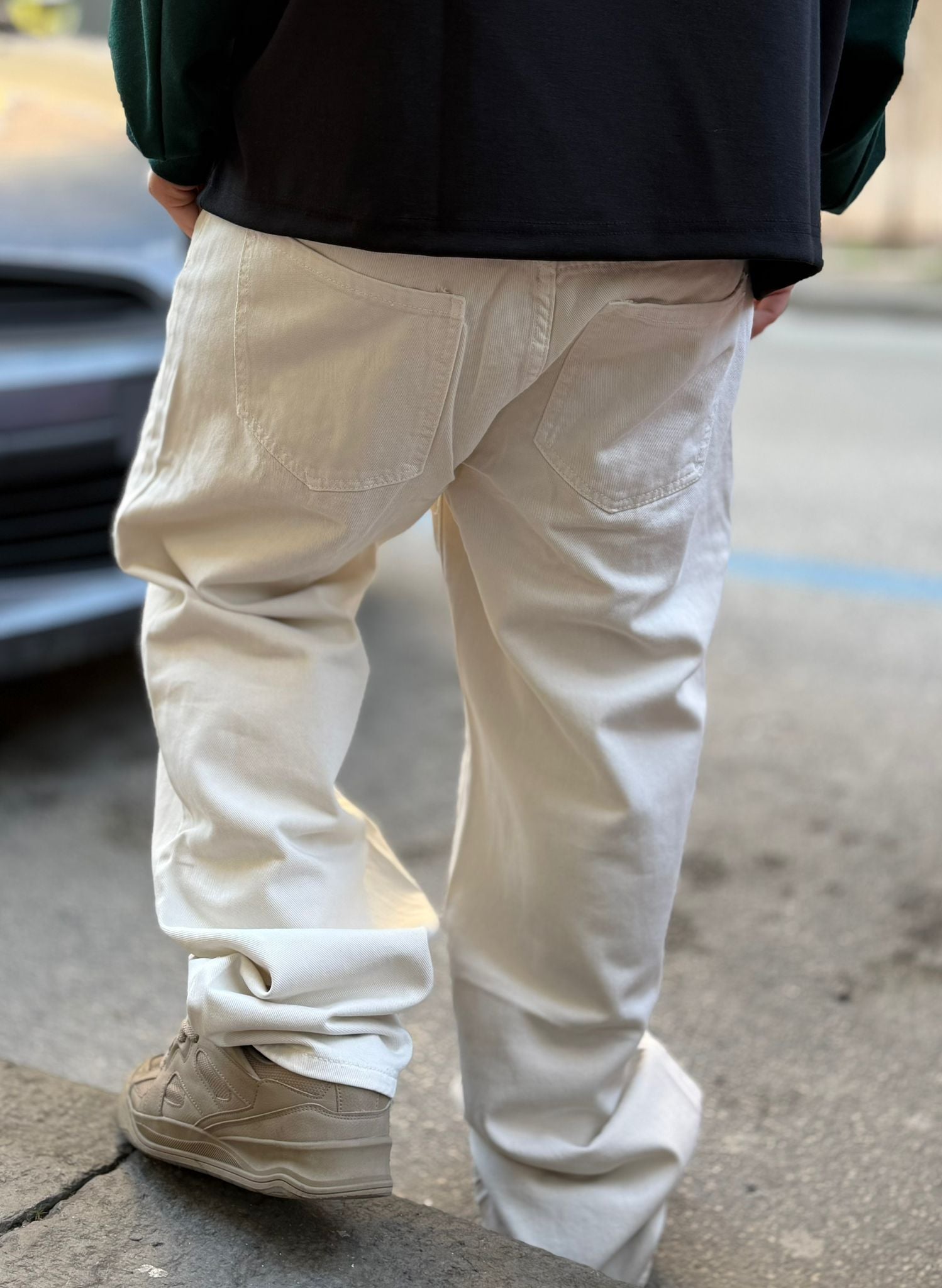 Jeans Baggy White