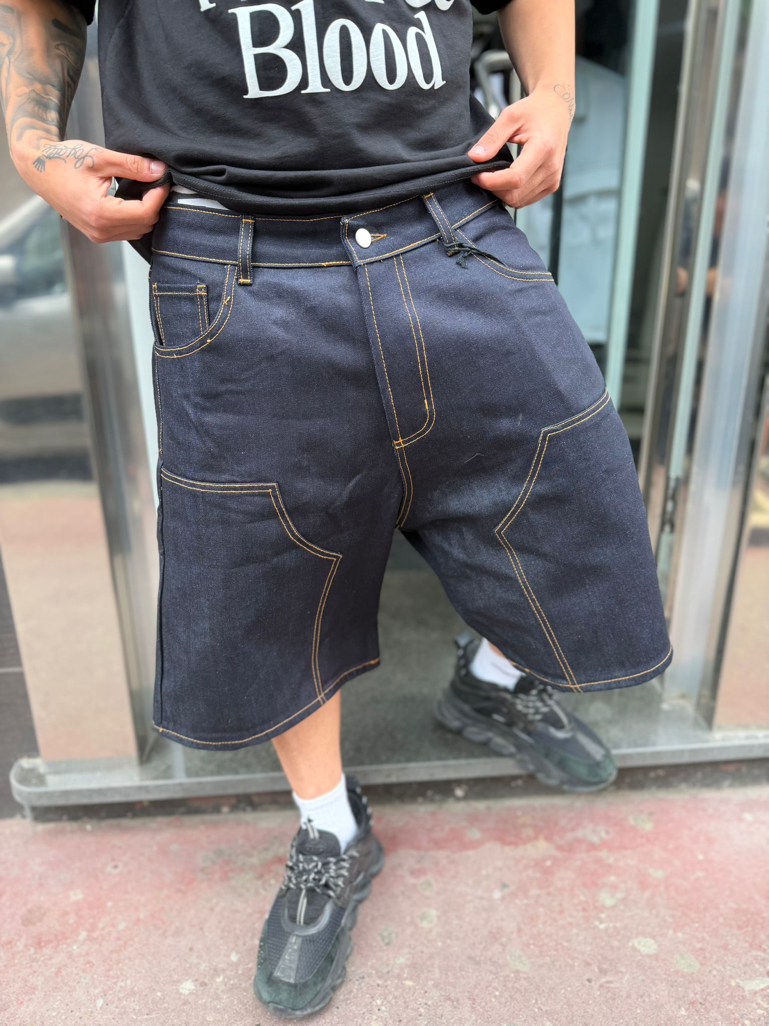 SHORT CARPENTER DENIM