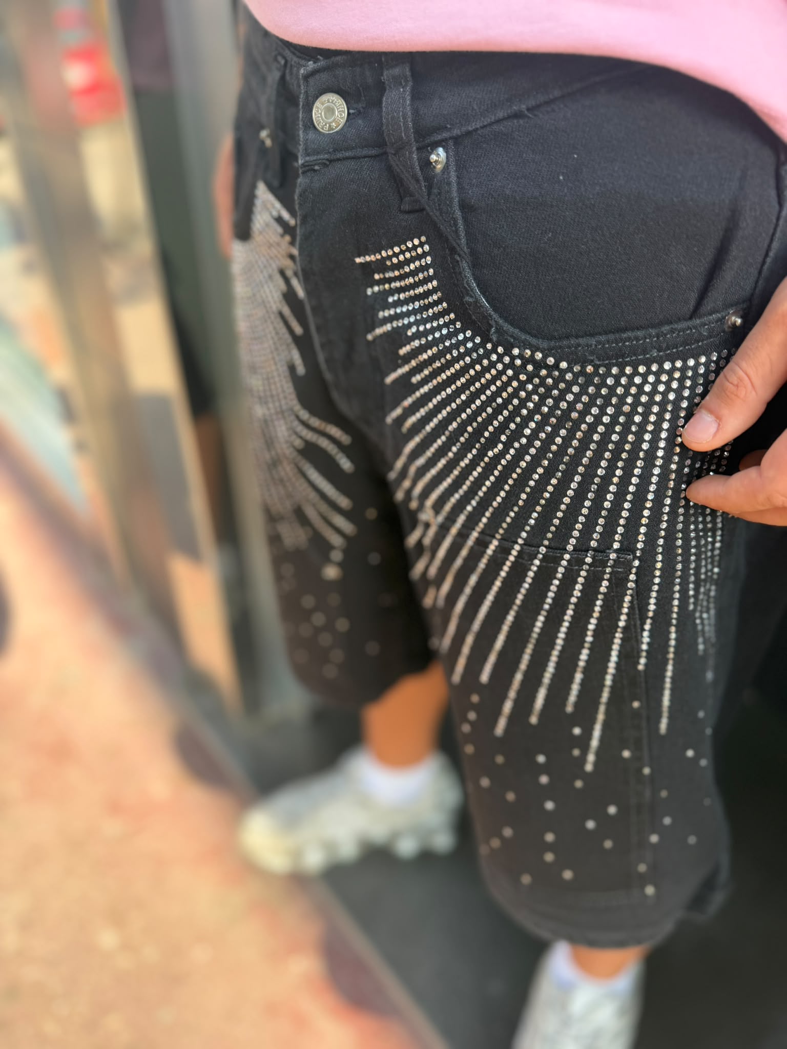 Short Strass Rays