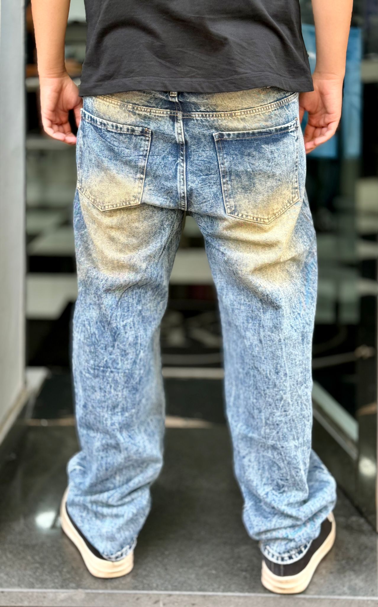 Jeans Sand Strass