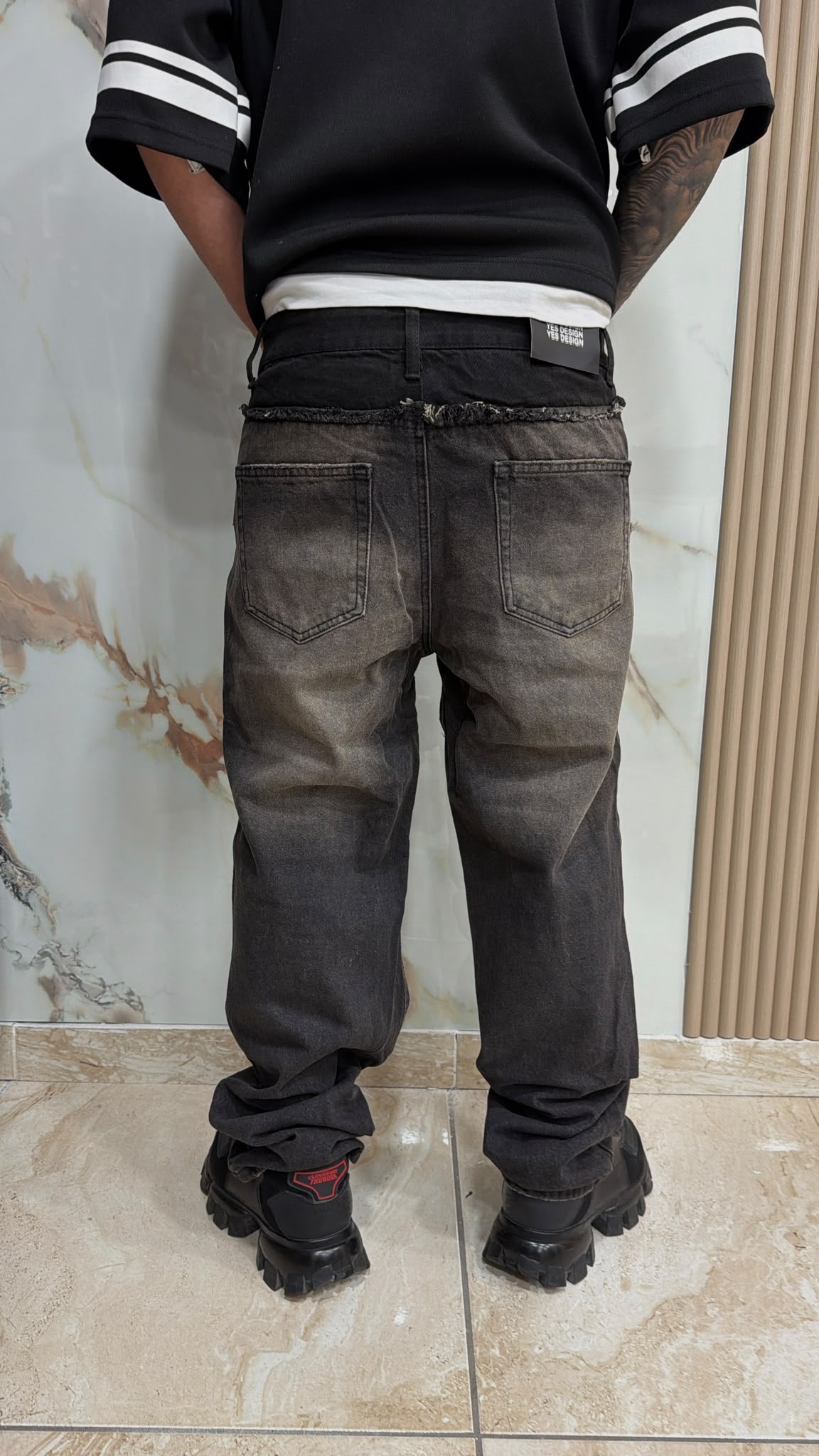 Jeans double black