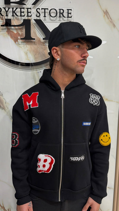 Felpa Zip patch