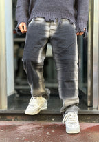 Jeans Baggy Grigi - Fit Largo Streetwear