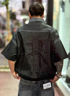camicia nera sfumata