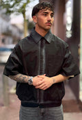 camicia nera sfumata