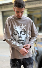 longsleeve freestart - beige