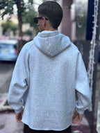 Felpa Long Fit Grigia